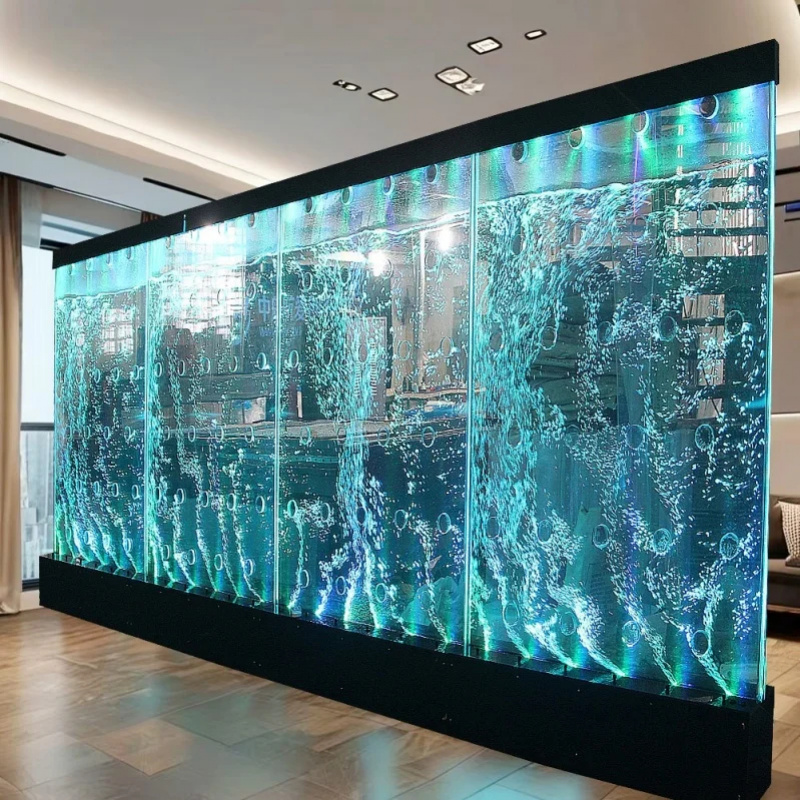 Aquarium Decor - Parede de Bolhas de Acrílico Moderna