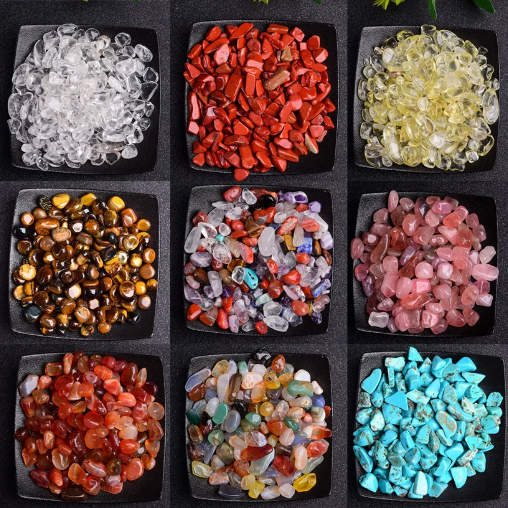 Fish Tank Gravel - Pedra Natural Ágata Polida, Cascalho de