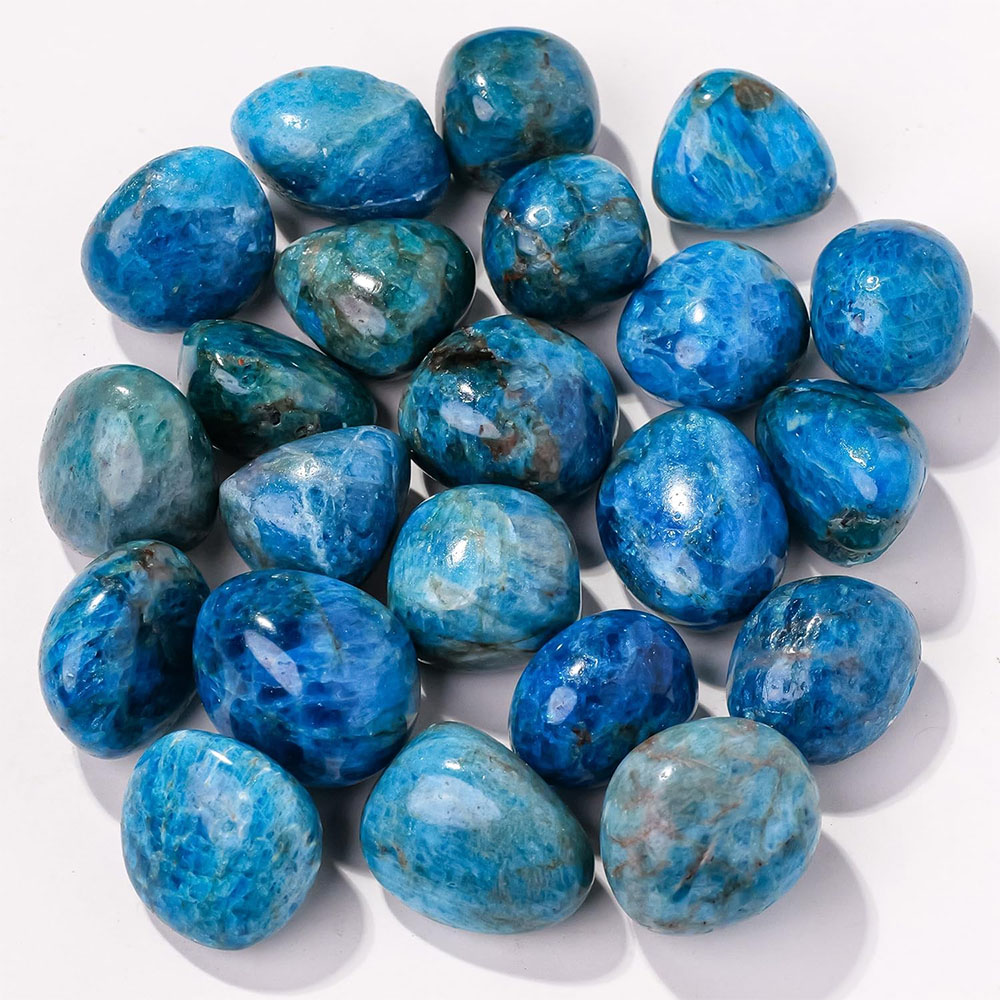Fish Tank Gravel - Cristais de quartzo apatita azul natural