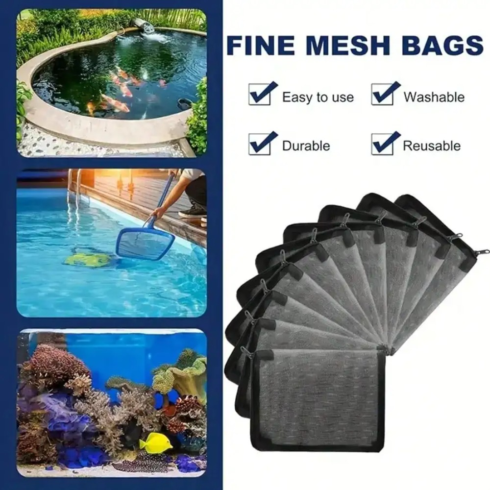 Aquarium Fish Keeping - 10 sacos de filtro de malha
