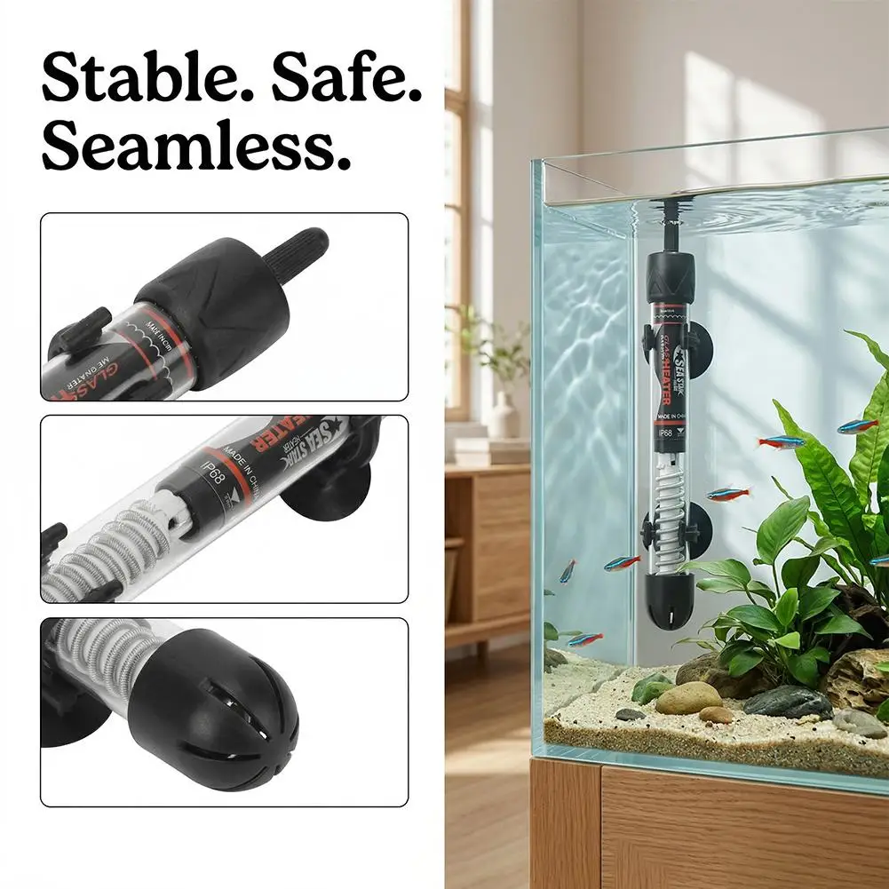 Aquecedor de Aquário Ajustável - Fish Tank Heater avaliação e preço
