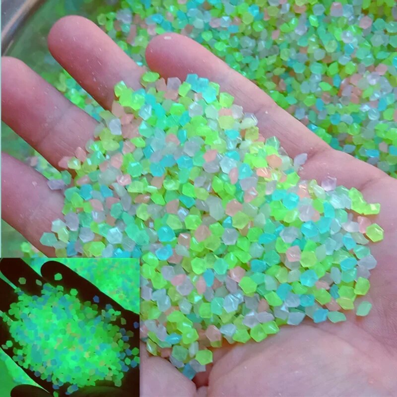 1000 pçs 3-5mm areia luminosa  - Fish Tank Gravel avaliação e preço