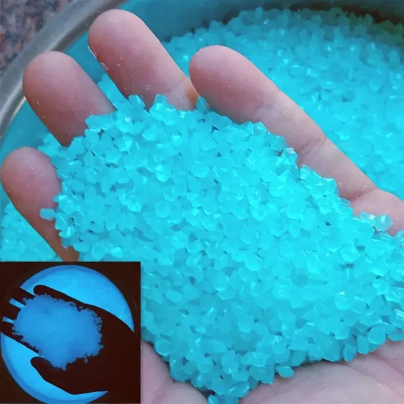 1000 pçs 3-5mm areia luminosa  - Fish Tank Gravel avaliação e preço