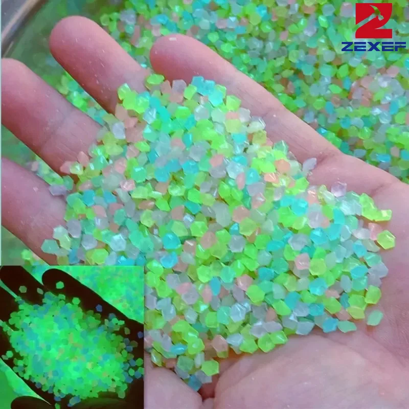 1000 pçs 3-5mm areia luminosa  - Fish Tank Gravel avaliação e preço