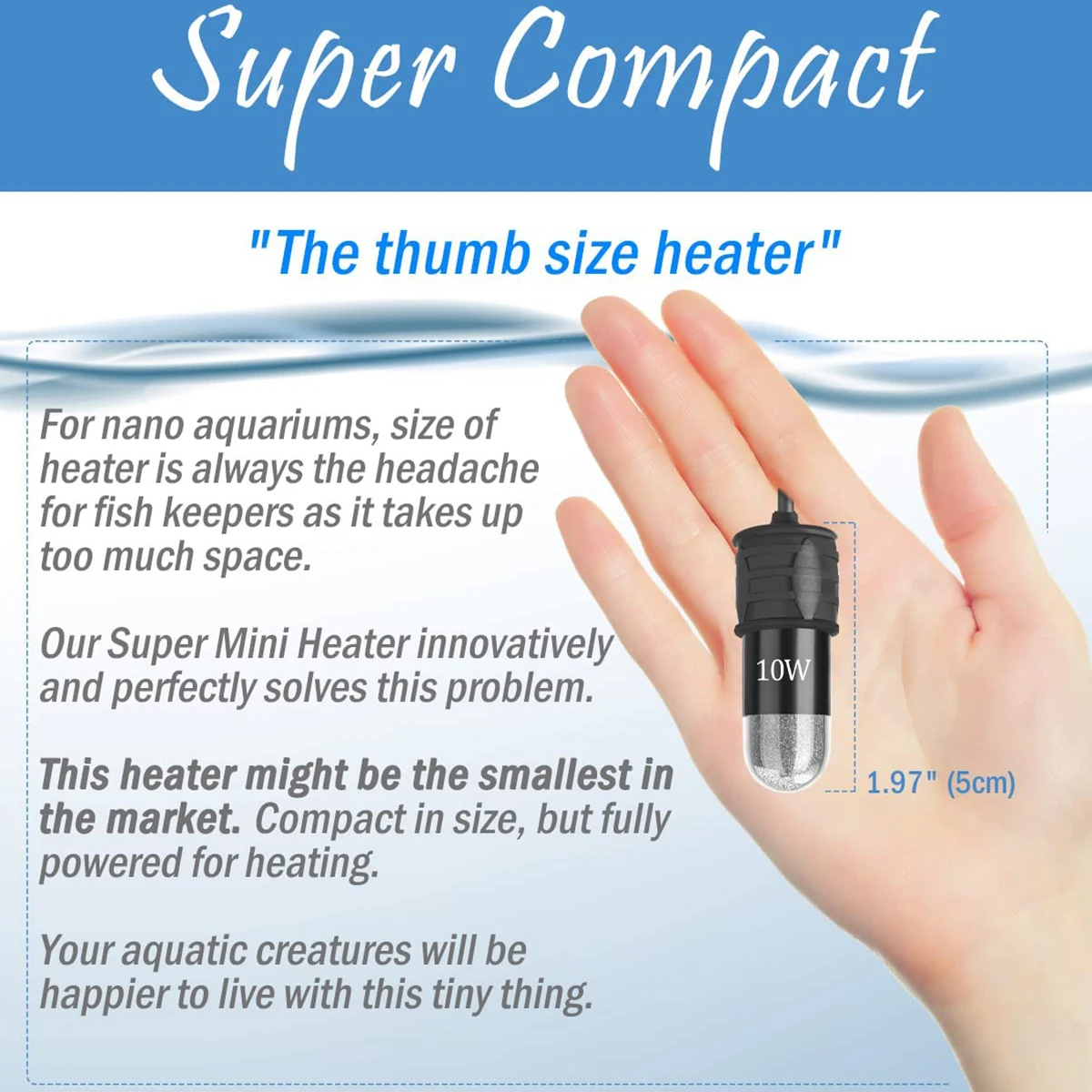 Haste aquecedora de aquário aj - Fish Tank Heater avaliação e preço
