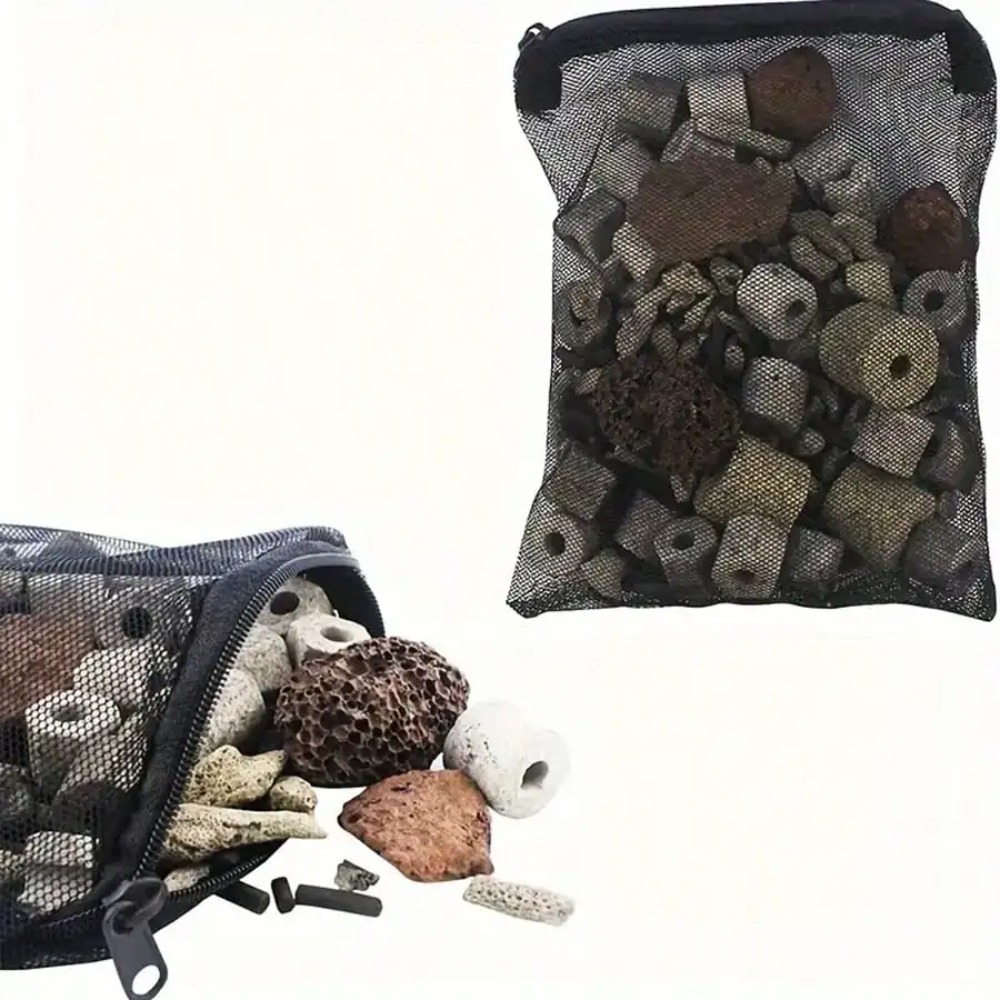 10 sacos de filtro de malha pr - Aquarium Fish Keeping avaliação e preço