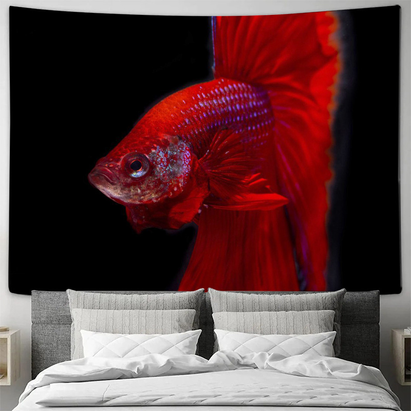 Tapeçaria de Peixe Betta Verme - Fish Aquarium Home avaliação e preço