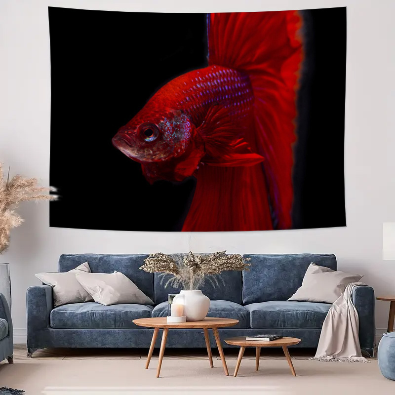 Tapeçaria de Peixe Betta Verme - Fish Aquarium Home avaliação e preço